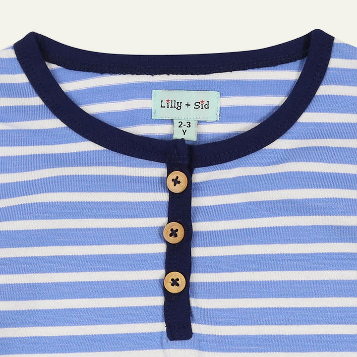 organic cotton 3 pack plain and stripe full sleeve t-shirt - image 7