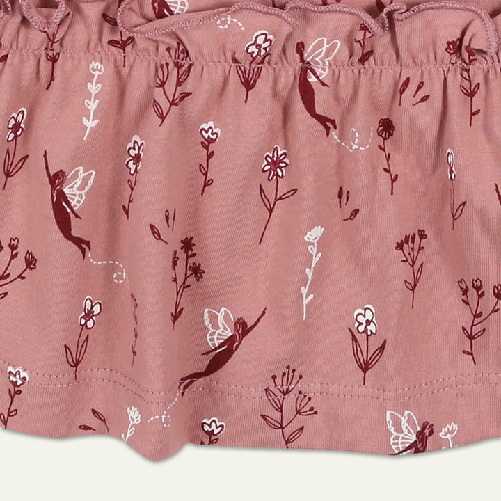 organic cotton fairy print tiered dress - image 3