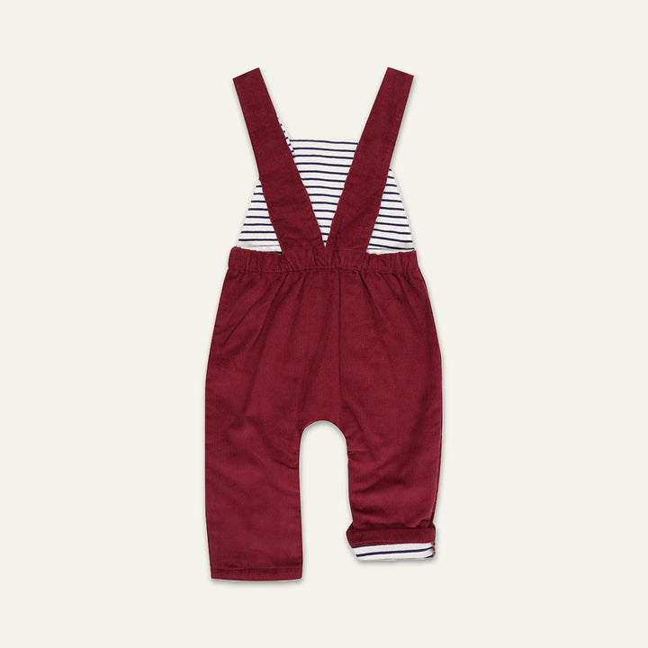 organic cotton corduroy dungaree - image 3