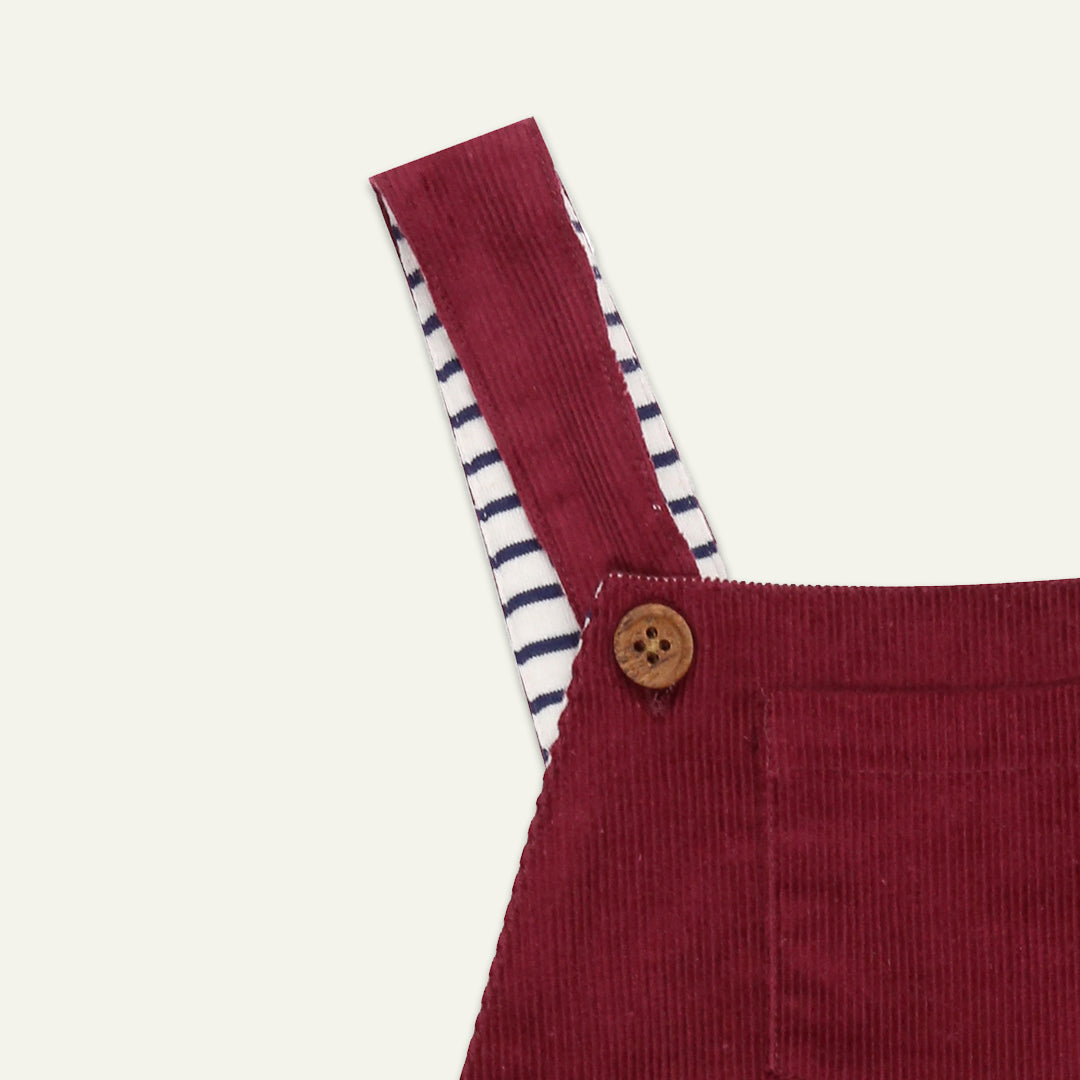 organic cotton corduroy dungaree - image 2