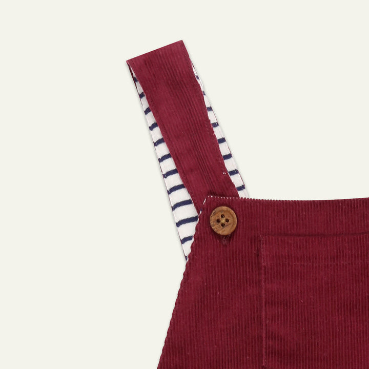 organic cotton corduroy dungaree - image 2