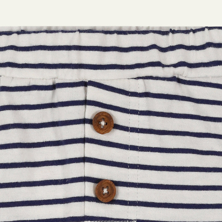 organic cotton car applique full sleeve top with stripe legging set - image 5