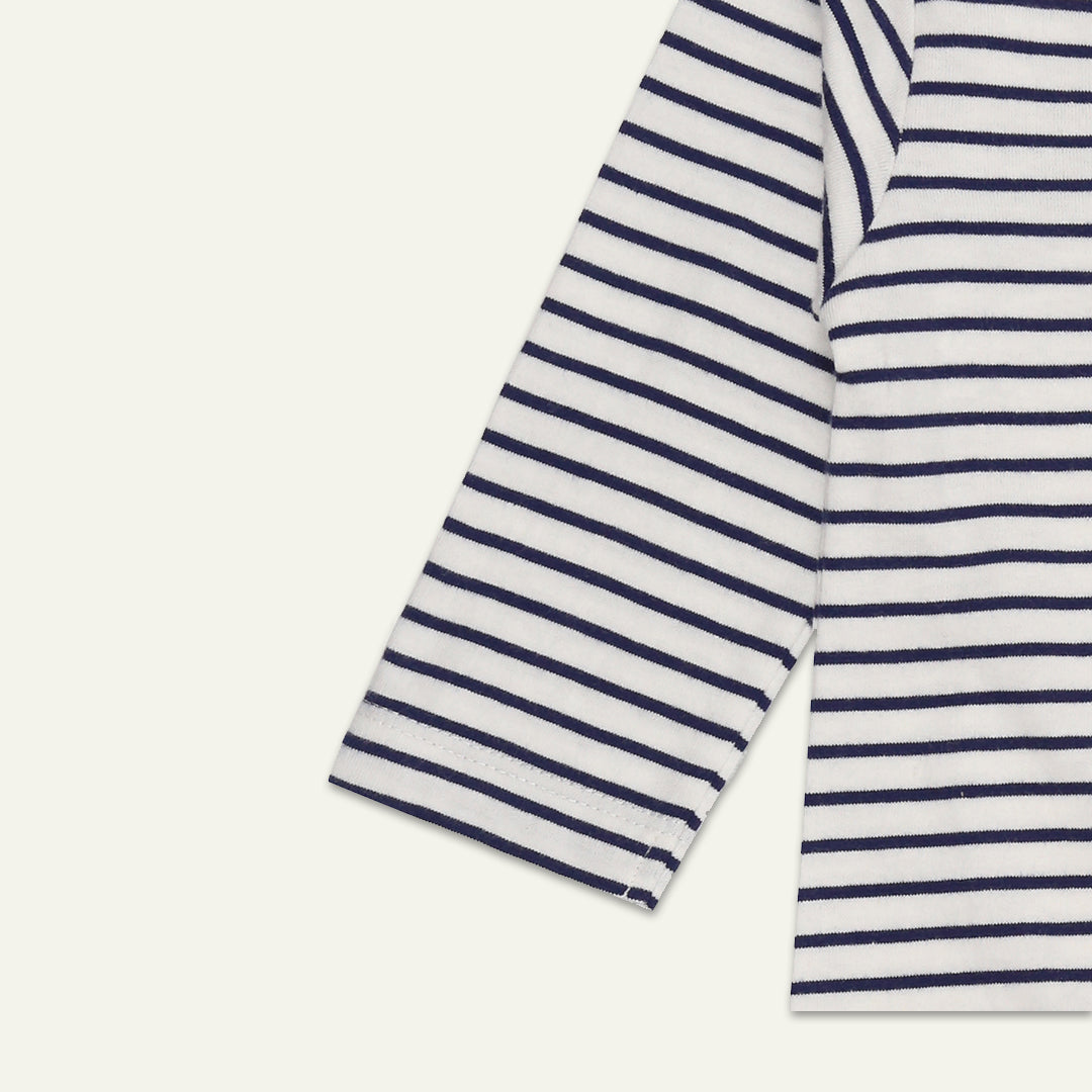 organic cotton applique and stripe romper - image 4
