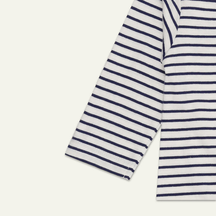 organic cotton applique and stripe romper - image 4