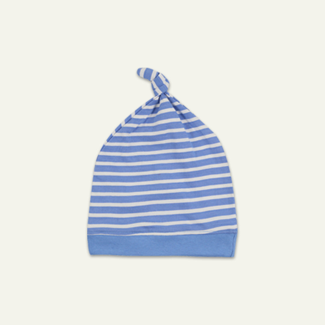 organic cotton print and stripe sleep suit, bodysuit and hat gift set - image 6
