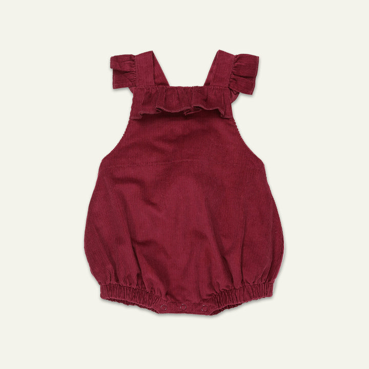 organic cotton corduroy romper - image 1