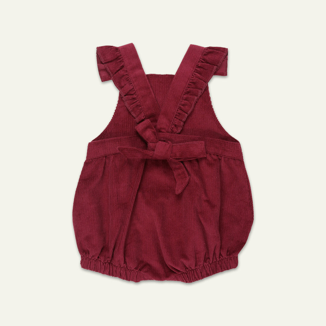 organic cotton corduroy romper - image 2
