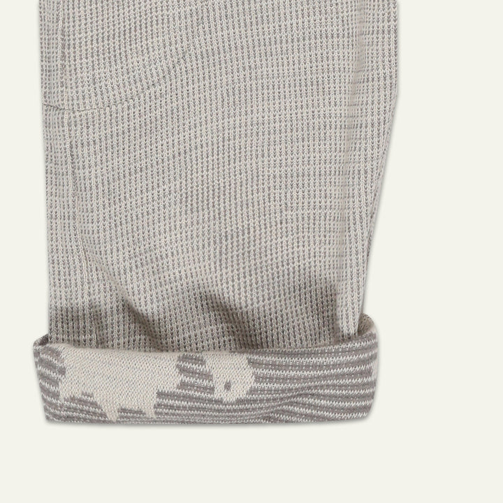 organic cotton dinosaur reversible joggers with pocket - image 3