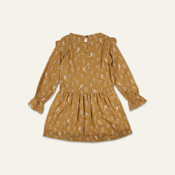 toxic free kids dyed FAIRIES print full sleeve DRESS - image 2