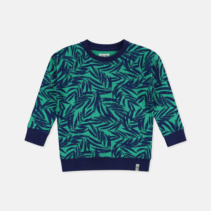Palm Print Sweatshirt