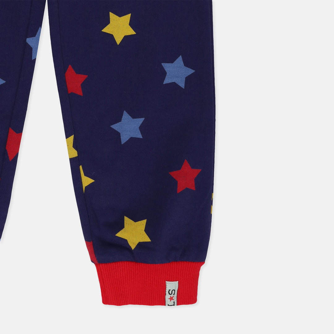 Sustainable navy kids joggers from Lilly + Sid