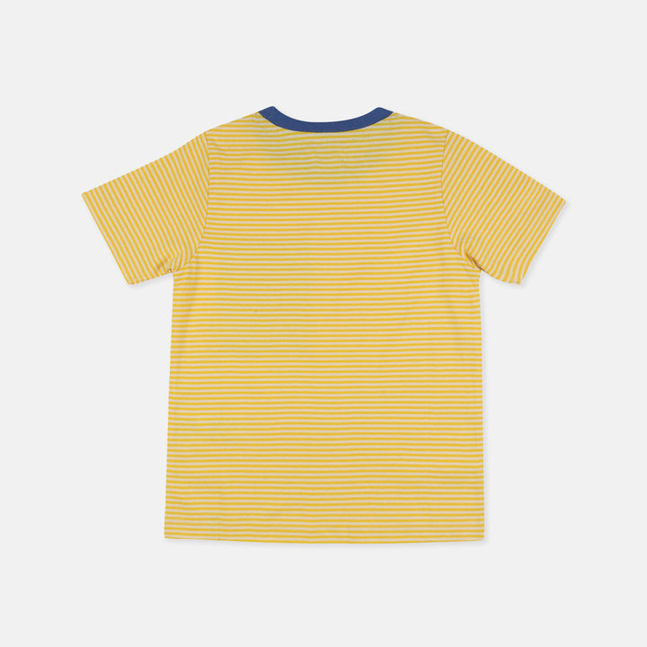 bee kind yellow t-shirt back