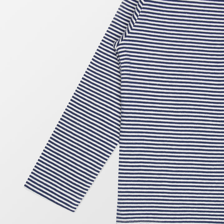 Sustainable stripe henley kids top