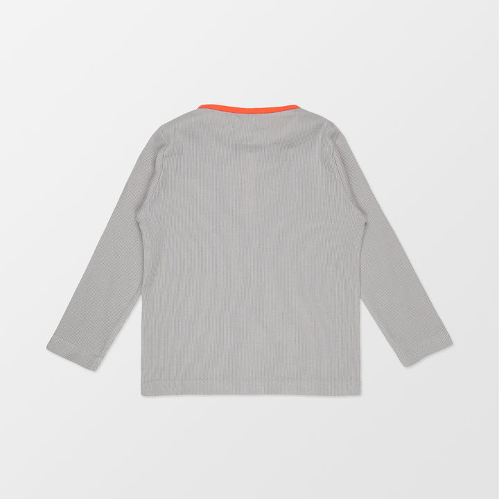 Eco-friendly grey kids top