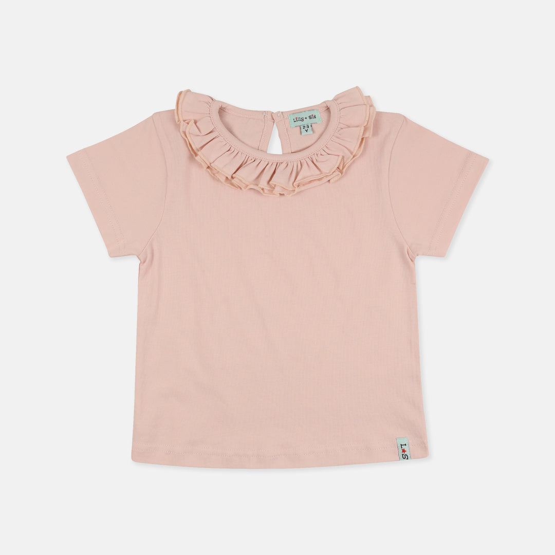 Organic cotton kids pink t-shirt