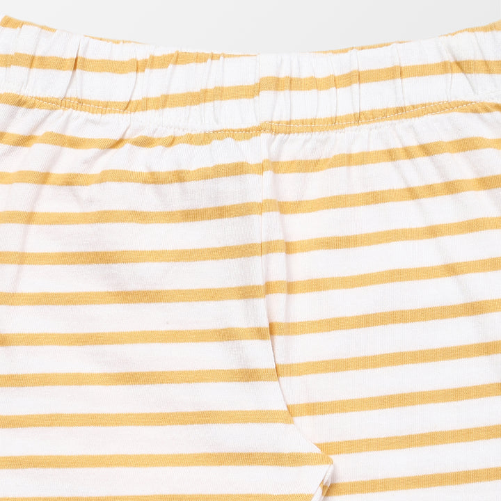 Long-lasting organic cotton printed girls leggings