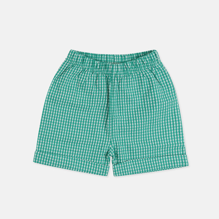 Kids green shorts