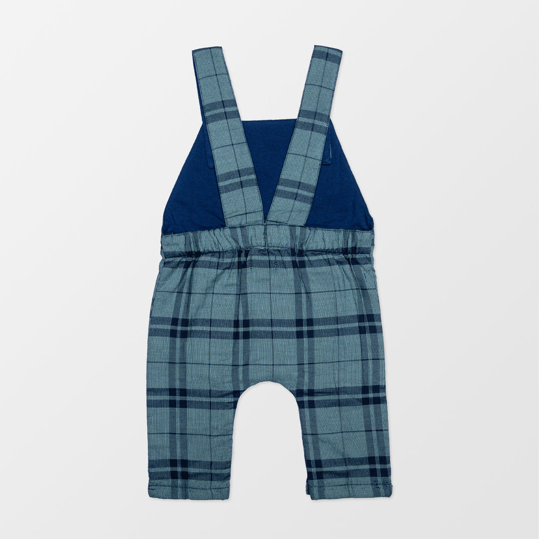 Sustainable organic cotton baby dungarees