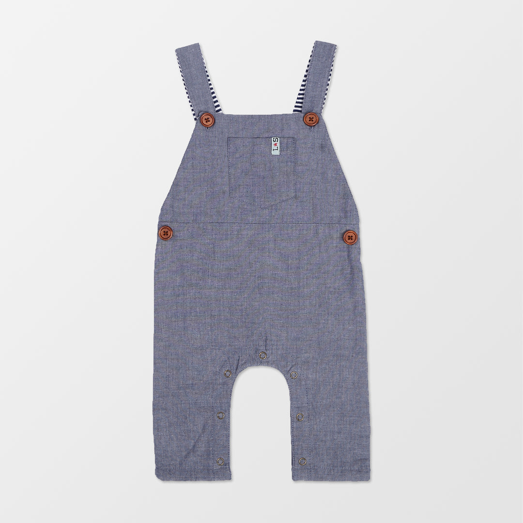 Sustainable baby dungarees