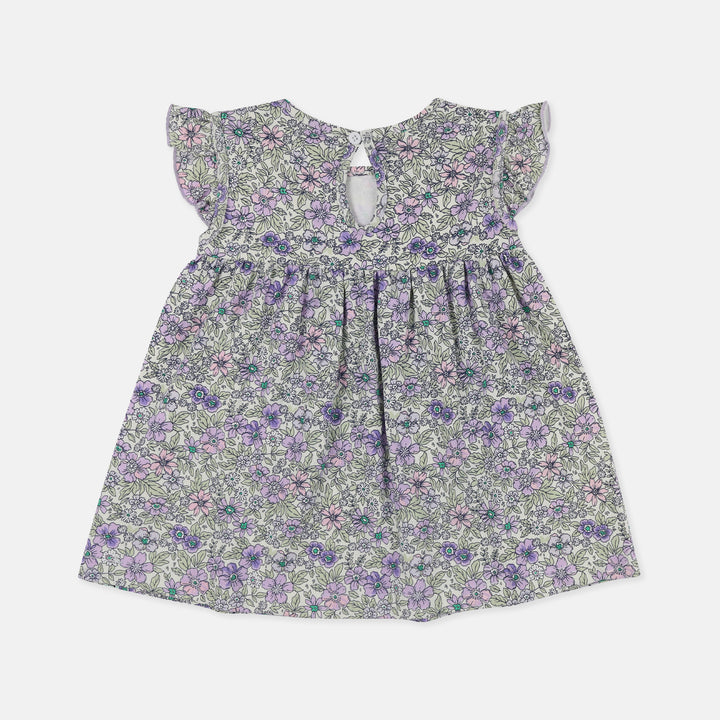 Sustainable organic cotton baby girls dress