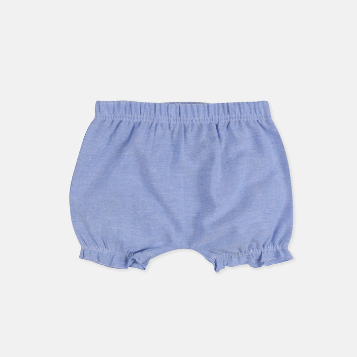 Blue baby girls bloomer shorts