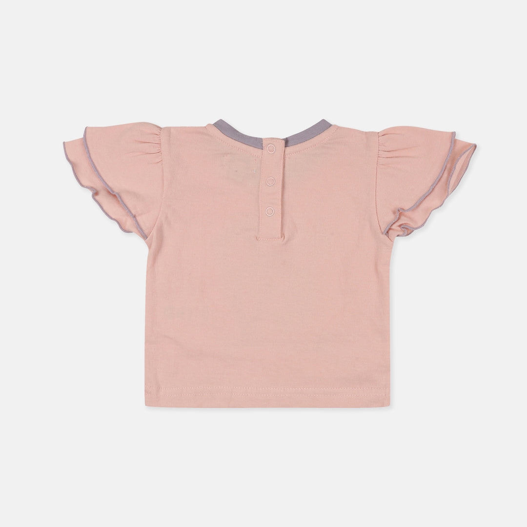 Eco-friendly baby girls t-shirt