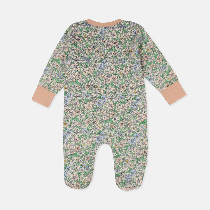 Sustainable baby girls playsuit