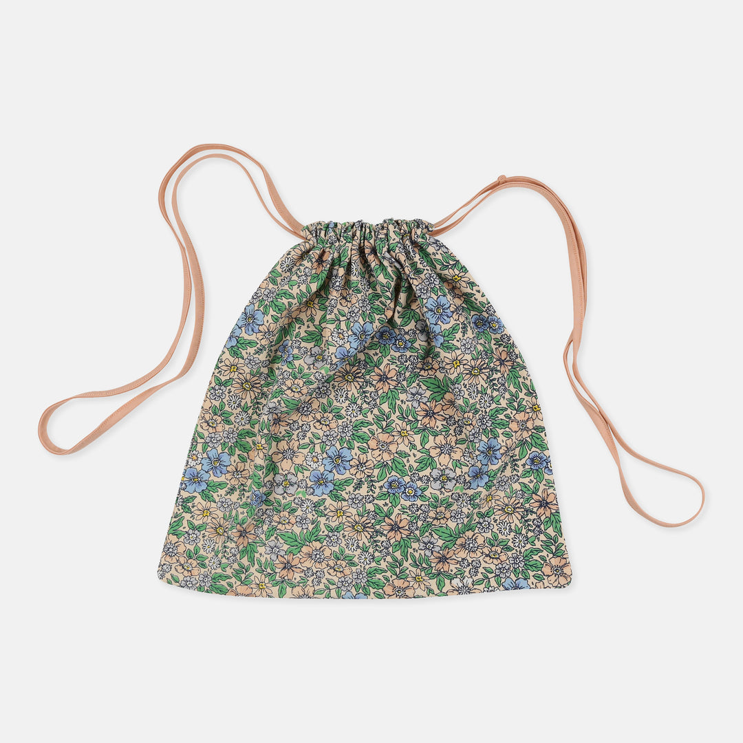 Organic cotton baby girls floral gift bag