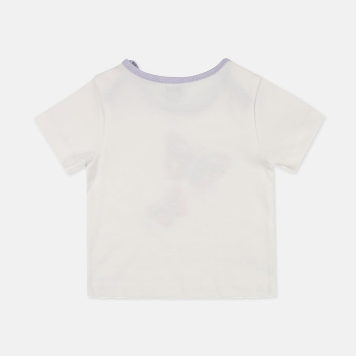 Ecru baby girls t-shirt
