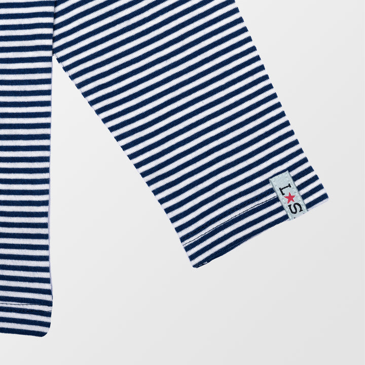 Eco-friendly organic cotton stripe girls top