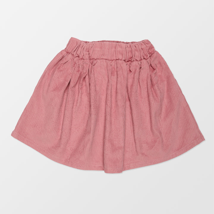 Eco-friendly organic cord girls skirt