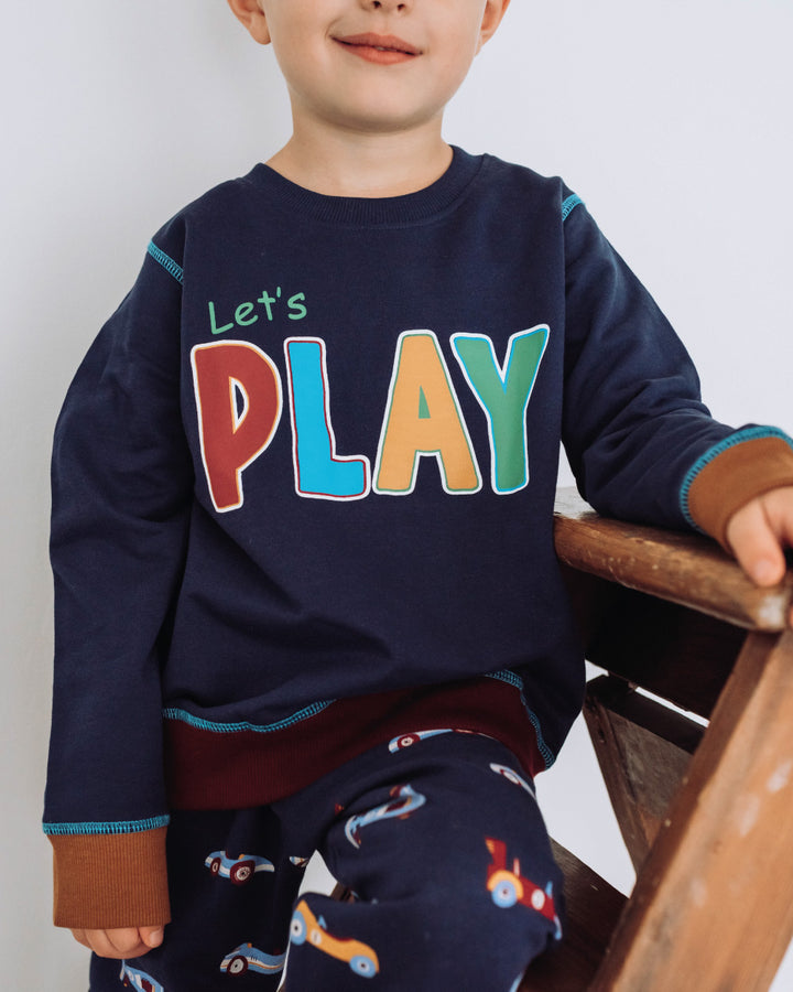 organic cotton graphic print full sleeve sweatshirt - image 4