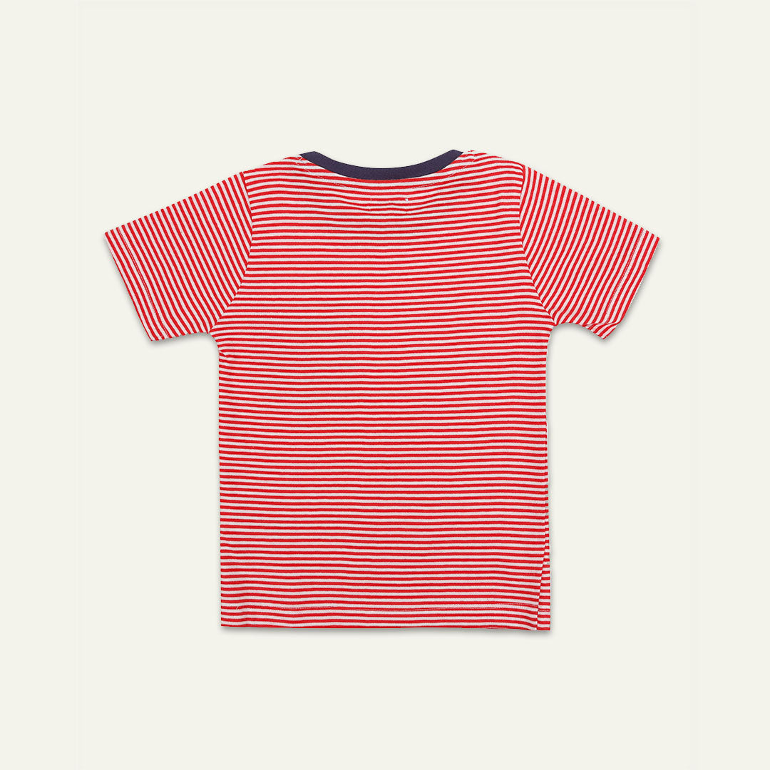 3-Pack Navy, Red Stripe & Car Print T-shirts