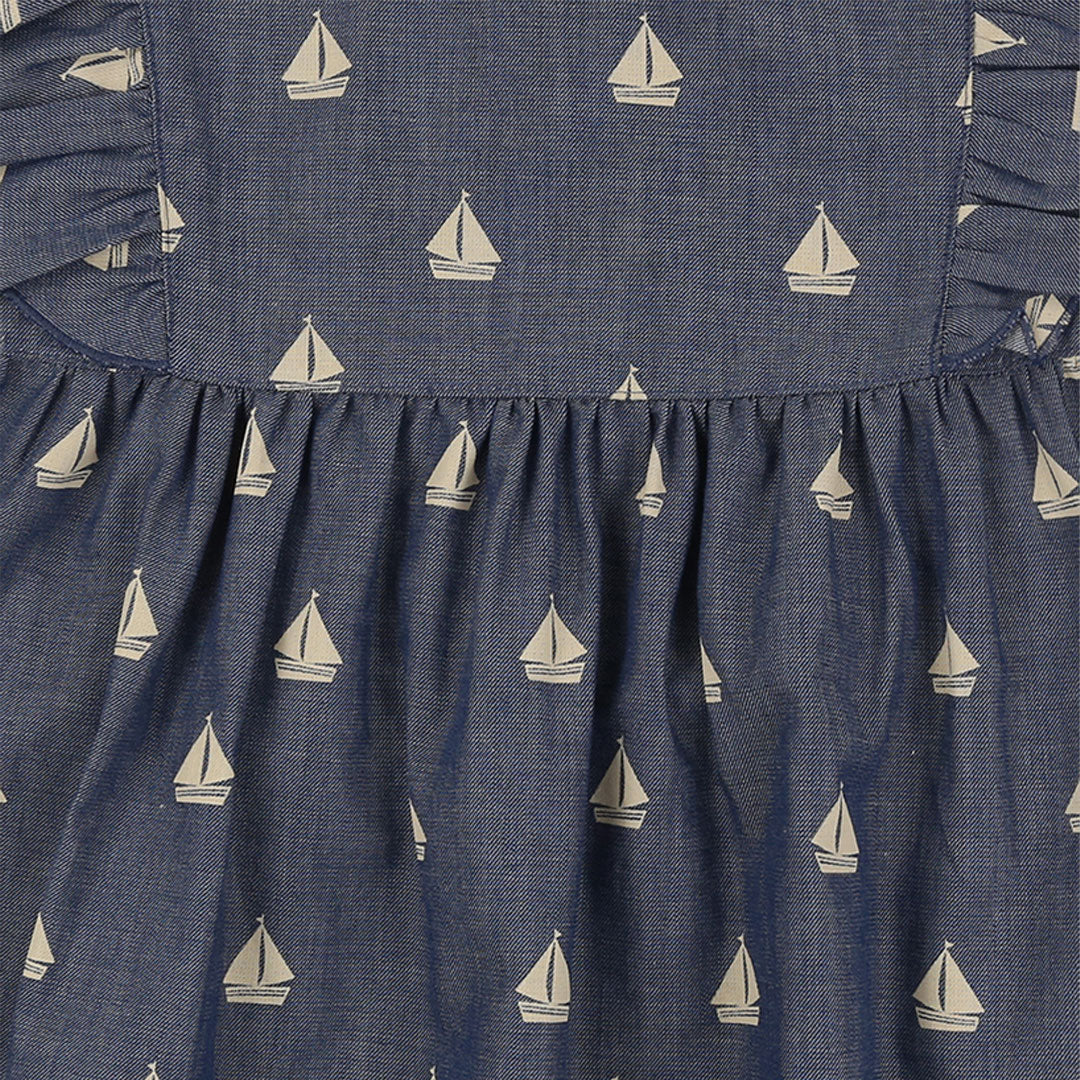 ship woven print dress