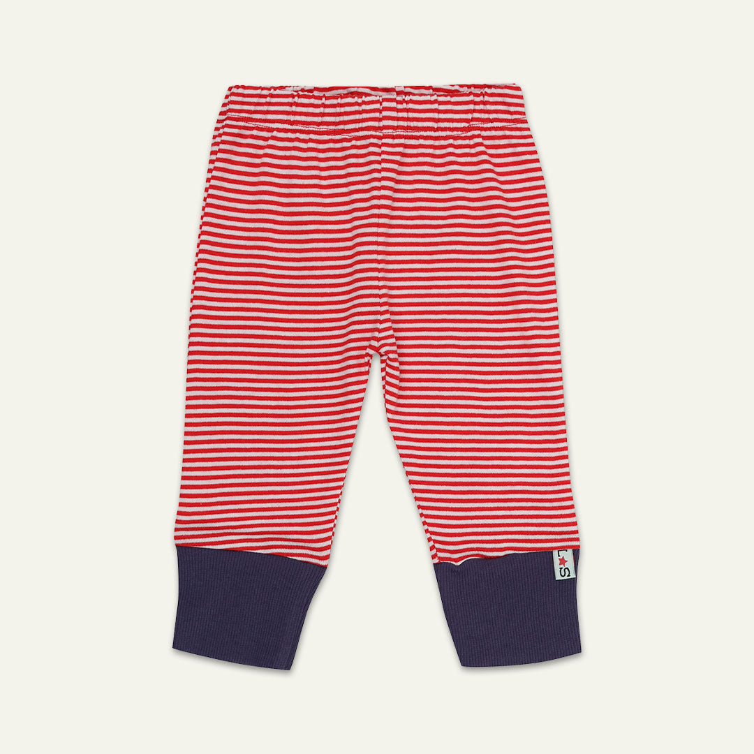 2pk leggings - stripe/whale