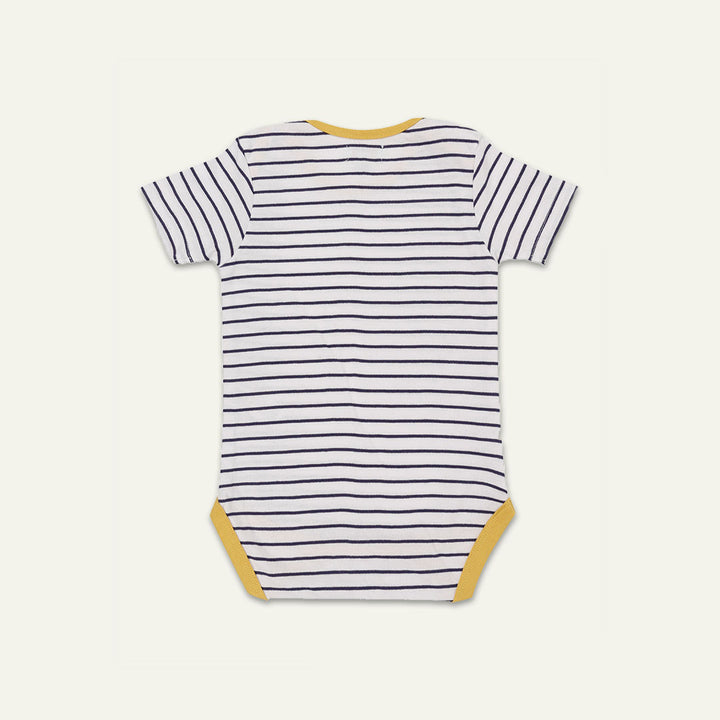 organic cotton 2-Pack Stripe & Car Print Bodysuits - image 2