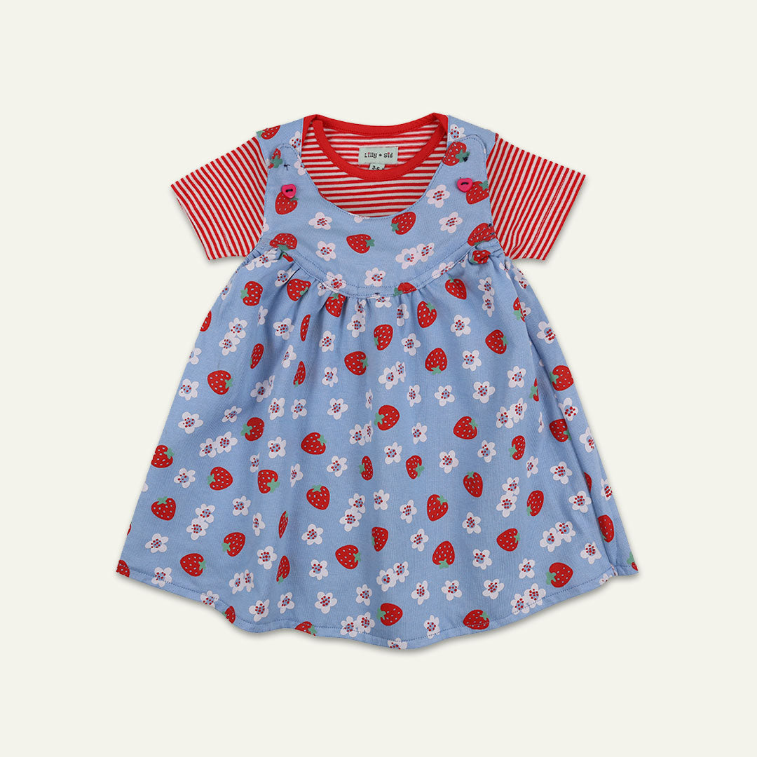 reversible pini set - strawberry bee