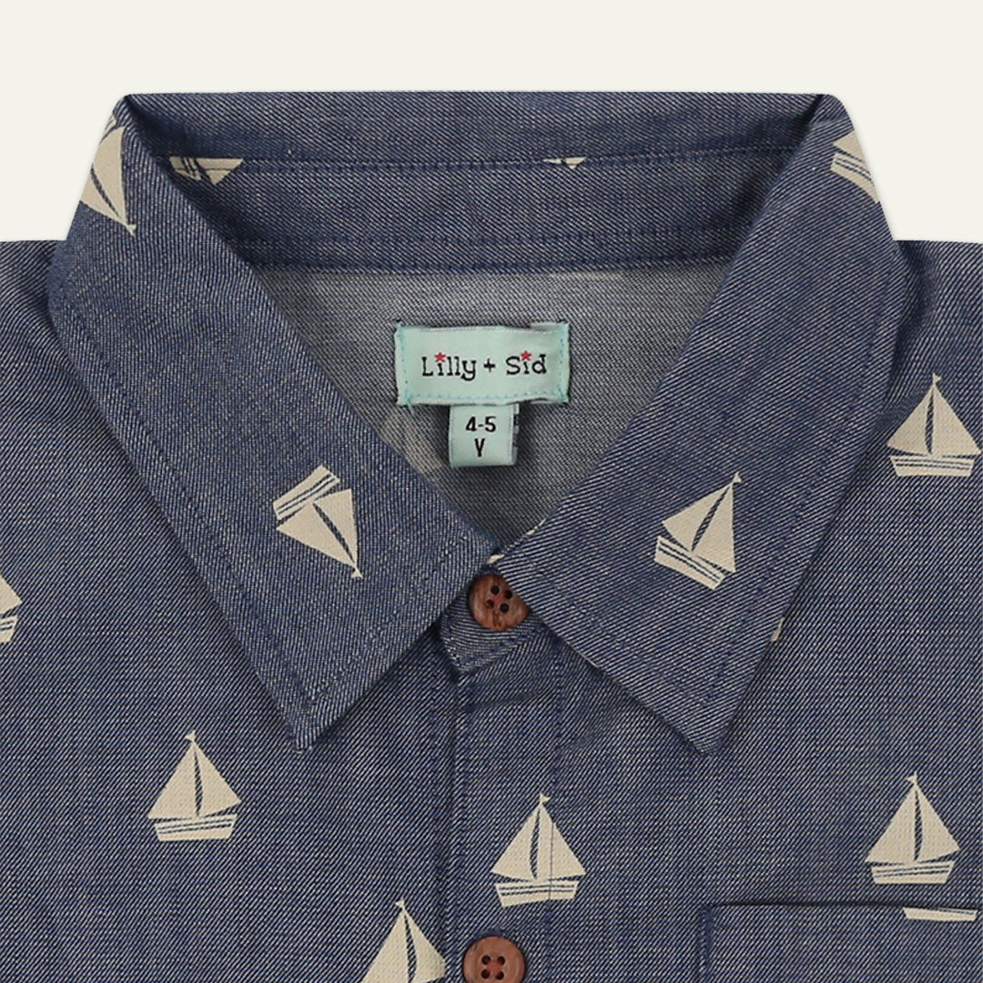 ship print shirt