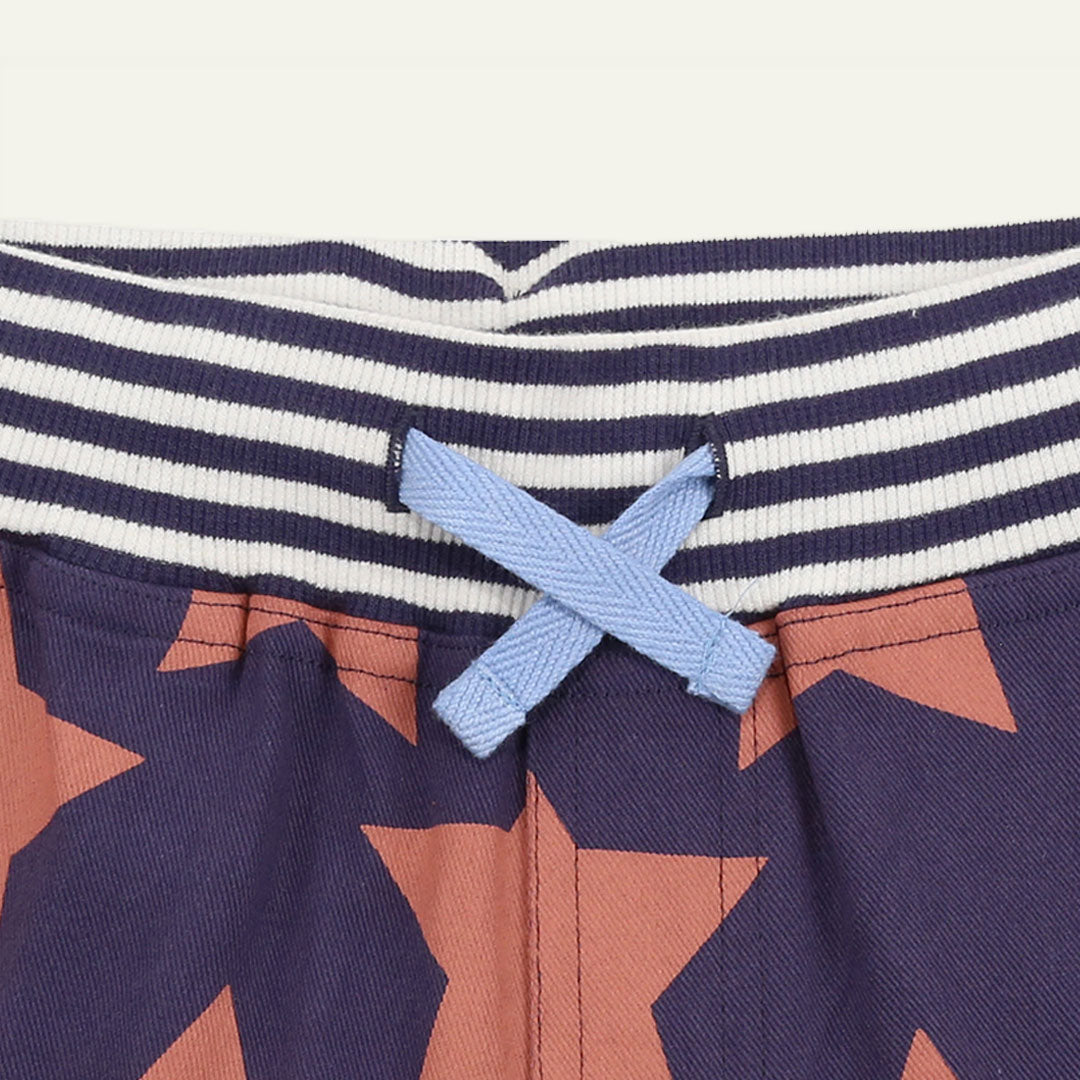 organic cotton kids stars printed board shorts -image 3
