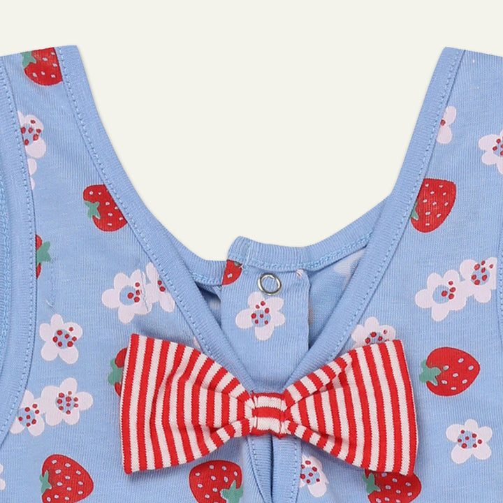 organic cotton fruit print sleeveless playsuit - image 3