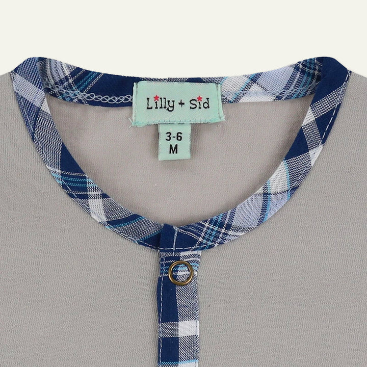 organic cotton Reversible Check Trouser Set with short sleeve t-shirt - image 6
