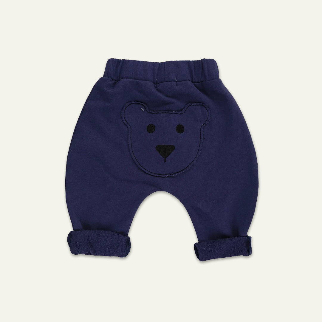 organic cotton reversible check short sleeve top and bear set - image 2