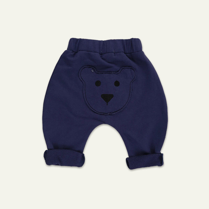 organic cotton reversible check short sleeve top and bear set - image 2