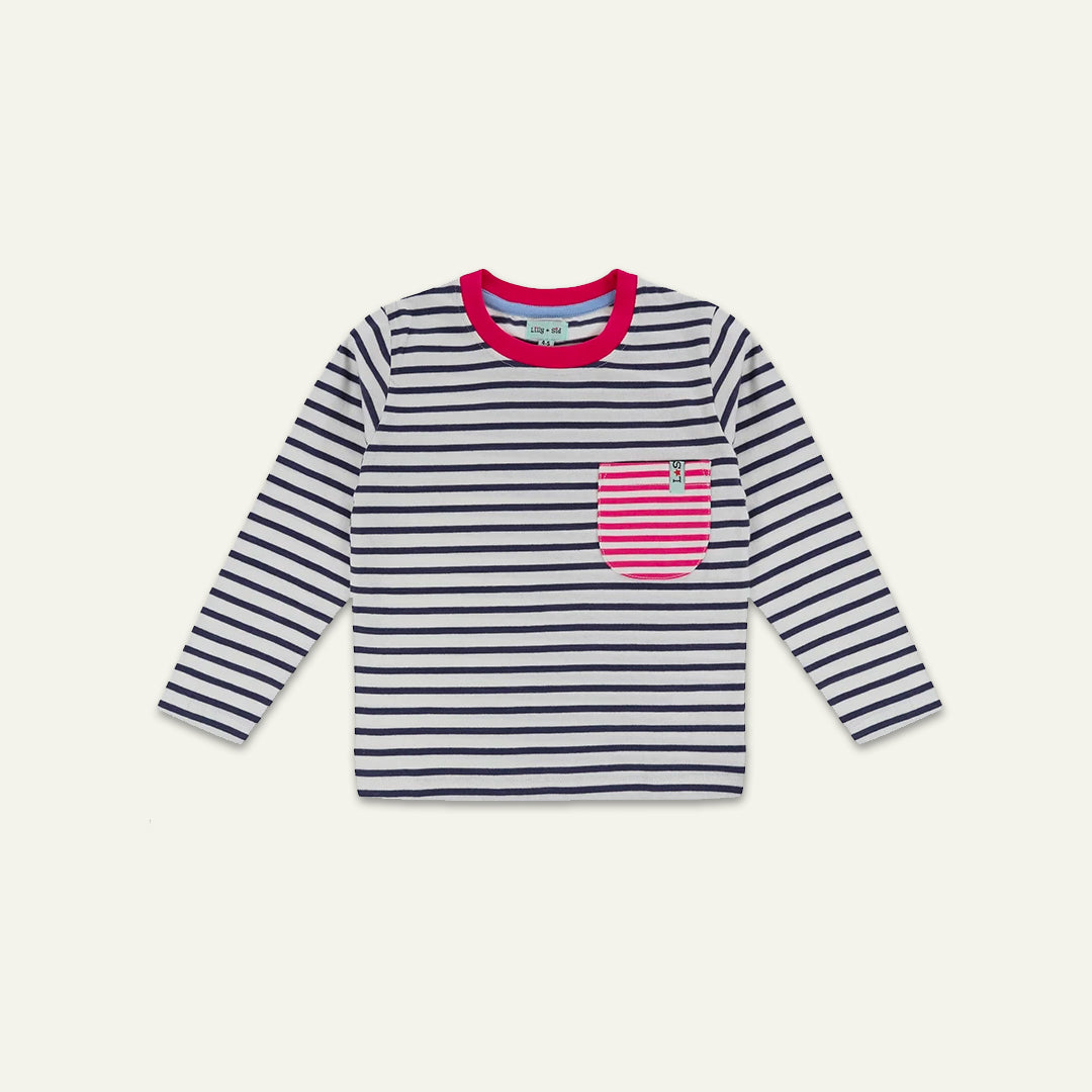 organic cotton mixed Stripe full sleeve Top
- image 1
