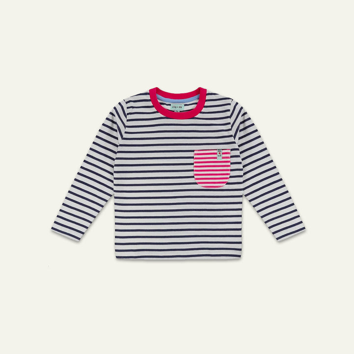 organic cotton mixed Stripe full sleeve Top
- image 1

