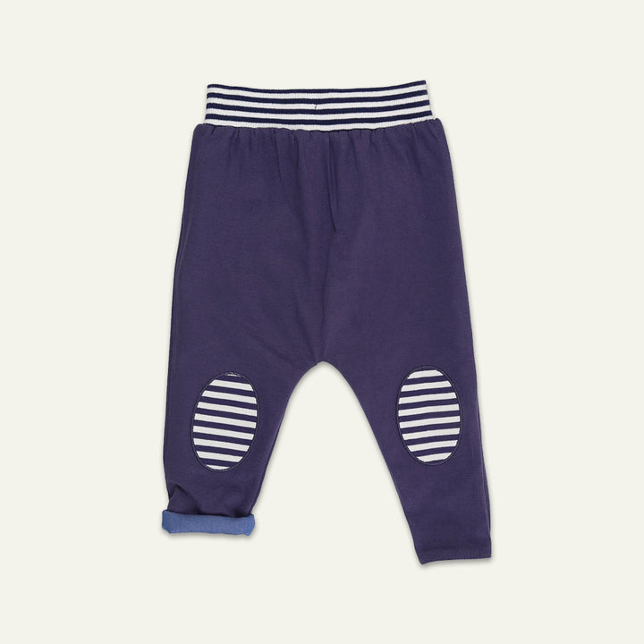 organic cotton Blue Happy Lion Print Top And Legging Set - image 2