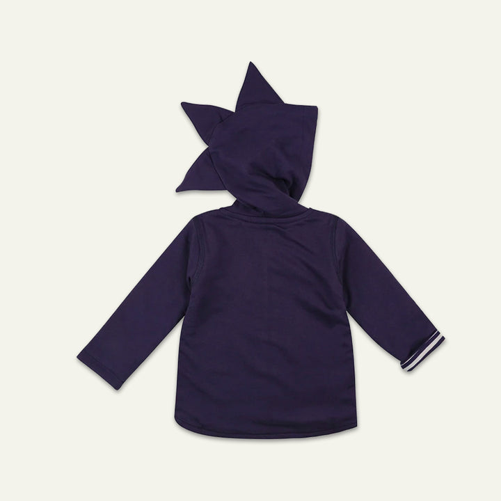 Dinosaur Spike hooded reversible stripe Jacket - image 3