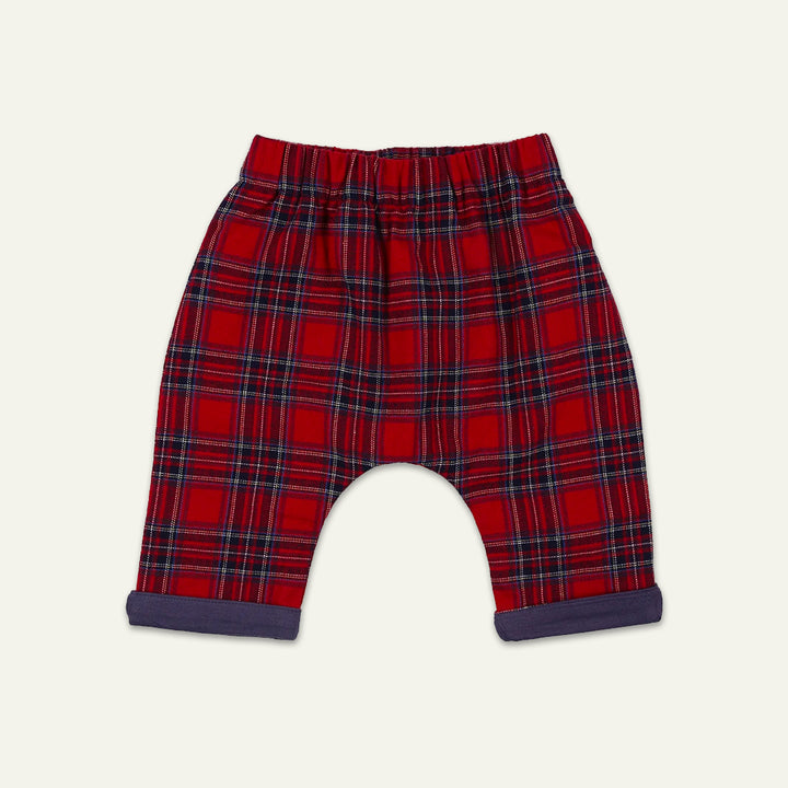 organic cotton Multicoloured Check Print Top And Legging Set - image 4