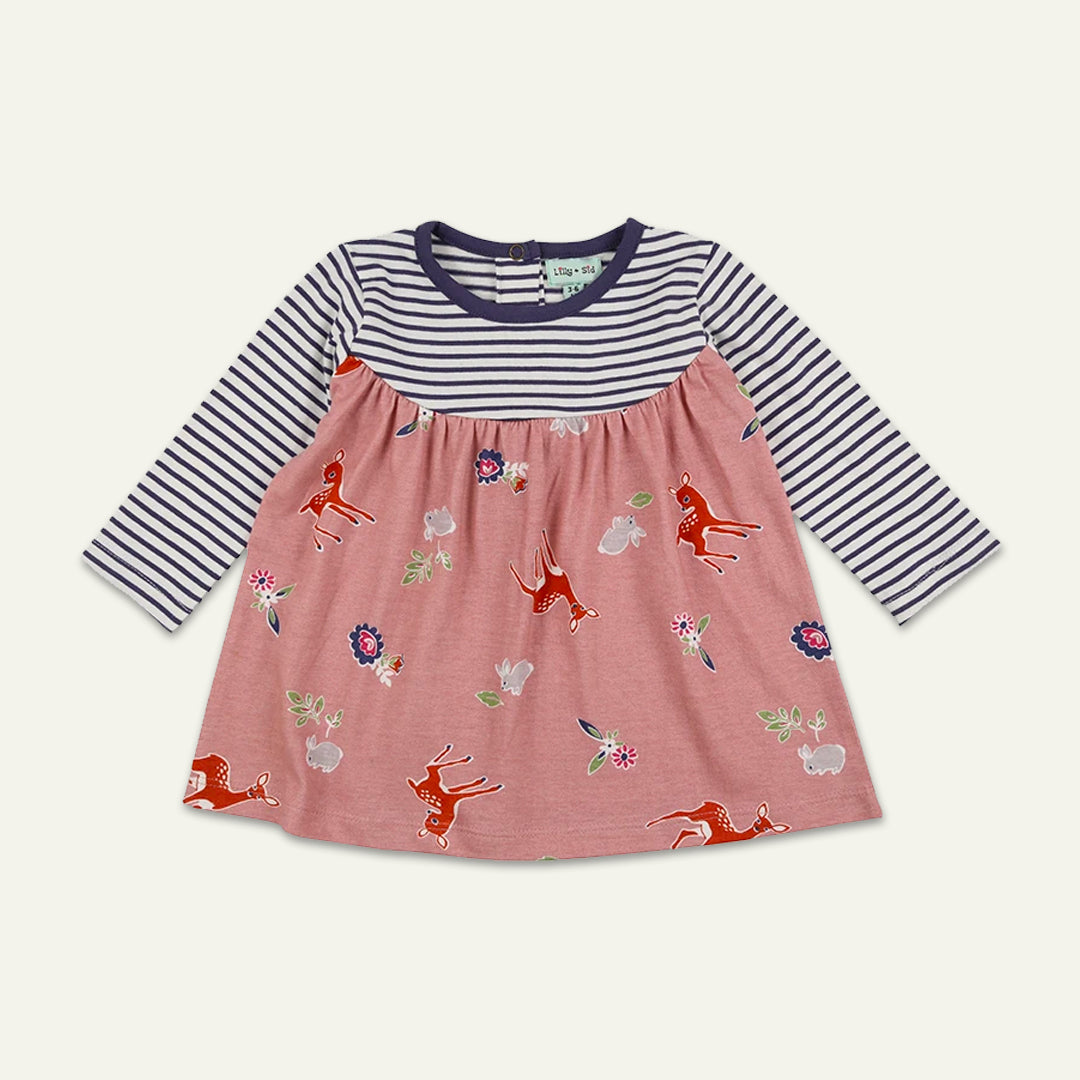 organic cotton Multicoloured Deer Print Dress - image 1