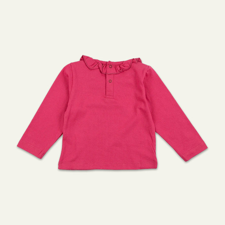 organic cotton Frill Neck full sleeve top - image 2